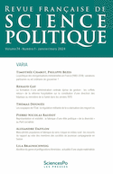 Revue française de science politique, no 74-1